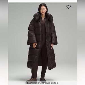 Lululemon Down-Filled Long Puffer Jacket size 6 SOLD OUT